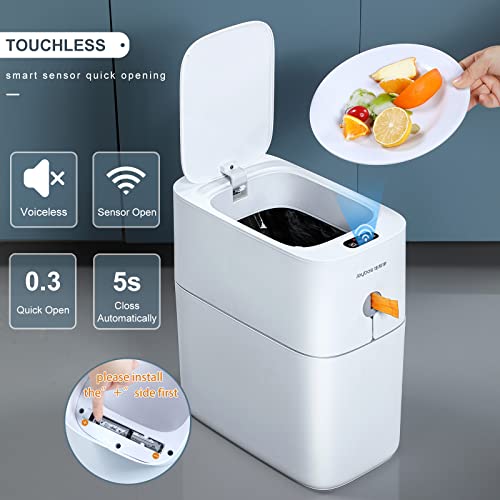 Joybos kante za smeće za kupatilo sa poklopcima|male kancelarijske kante za smeće sa automatskim poklopcem|senzor