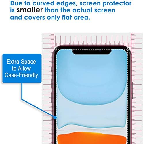 TANTEK zaštitnik ekrana za iPhone XR i iPhone 11,6. 1-inčni,kaljeno staklo Film, Ultra Clear,2-Pack