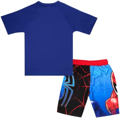 Marvel Boys Avengers 2-dijelni set kupaćih kostima, Rash Guard & kupaće gaće 2-paket paket Set za dječake