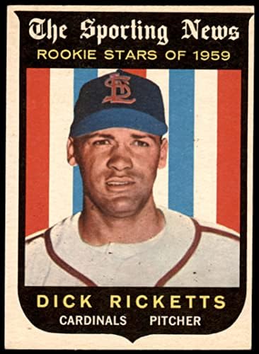 1959 TOPPS 137 Dick Ricketts Cardinals St. Louis Cardinals Dean's Cards 5 - Ex kardinali