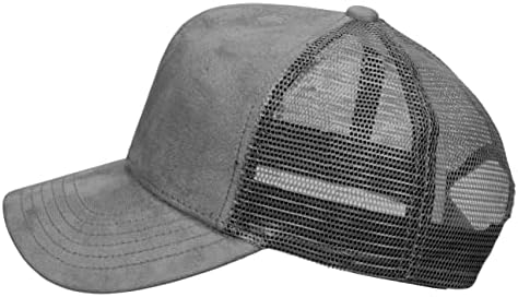 Antilop i mrežasta strukturirana obična Kamionska kapa za muškarce i žene, dostupna u crnoj ili sivoj boji