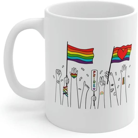 CANIFA CULLAND PAEDE COLD, GAY PRIDE Šalica, šalica za kavu, pride, poklon Pride, poklon Pride, milica ponosa, poklon ponosa, LGBTQ krig