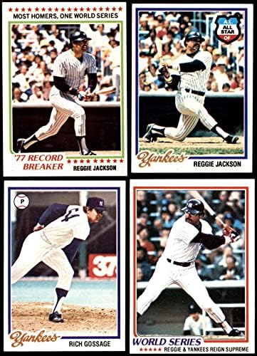 1978 TOPPS New York Yankees Team Set New York Yankees Ex / MT + Yankees