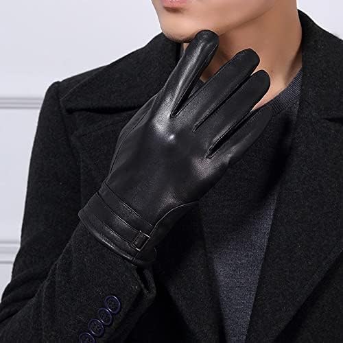 TREXD Fashion Warm muške zimske korejske rukavice za toplu kožu muške kožne rukavice