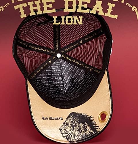 Red Monkey Lion Black kolekcija Deal RM1389 ograničeno izdanje Unisex kamionskog šešira