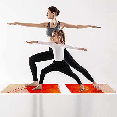Siebzeh Painted Danska Zastava Pozadina Pozadina Premium Thick Yoga Mat Eco Friendly gumeni zdravlje & amp;