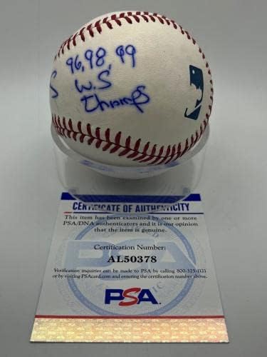 Darryl jagode 96 98 99 WS Champs Mets potpisan autogragram bejzbol PSA DNK * 78 - autogramirani bejzbol