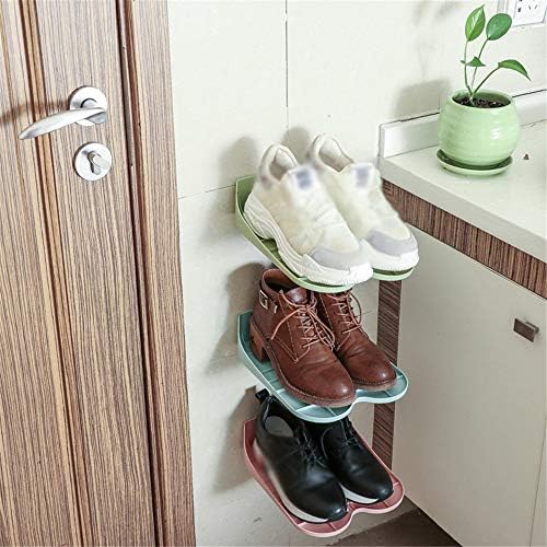 Ditudo stalak za obuću, organizator skladištenja Organizator Space Saver stalak za cipele Držači za obuću za sport, papuče, sandale, čizme, flip-flops / pinke / 25.5 * 21 * 6cm