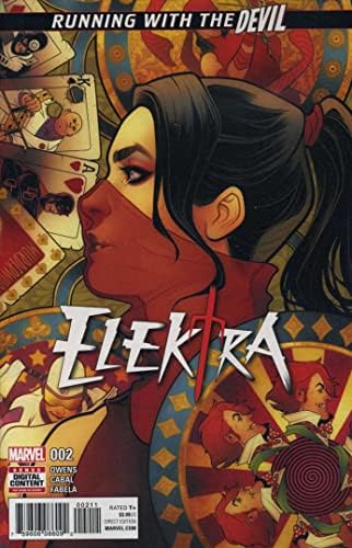 Elektra 2 VF / NM; Marvel comic book / trčanje sa đavolom