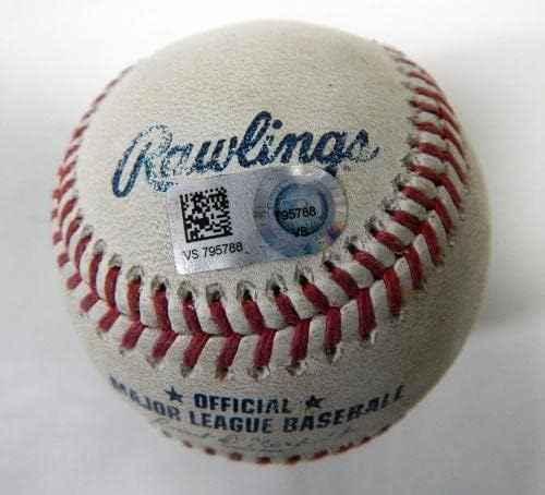 2021 Washington Nationals Colorado Rockies Game Rabljeni bejzbol Dom Nunez Single - Igra Polovna bejzbol