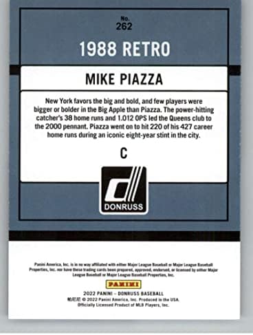 2022 Donruss 262 Mike Piazza Retro 1988 Nm-MT Mets
