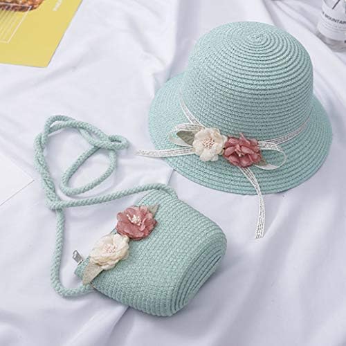 Šešir za šešir šešir 2-7 godina Dječja set za sunčanje slamće torbe za šeširu Turizam i djevojke Baseball Caps unchated šešir