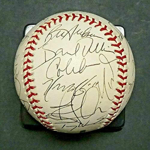 2001 Arizona Diamondbacks potpisao je svjetski serija šampioni Baseball 26 autograma - autogramirani bejzbol