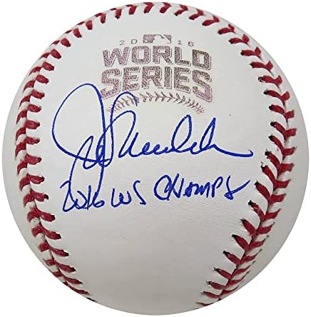 Joe Maddon potpisao Rawlings bejzbol svjetske serije W / WS Champs - autogramirani bejzbol