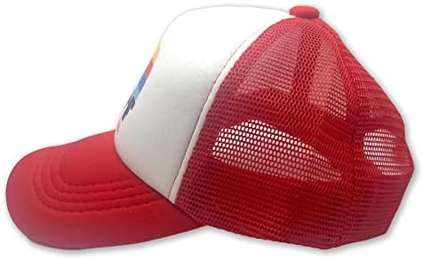Sol Baby Retro Surf California Crvena podesiva Snapback mrežica kamiondžija - Ljetna bejzbol kapa za bejzbol